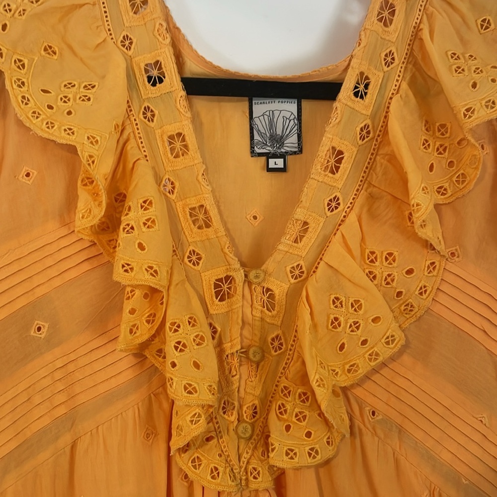 Scarlett Poppies Yellow Mini Dress - Picture 3 of 7
